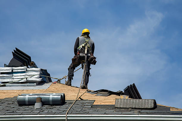 Professional Emergency Roof Repair technician working in Huntsville, TX